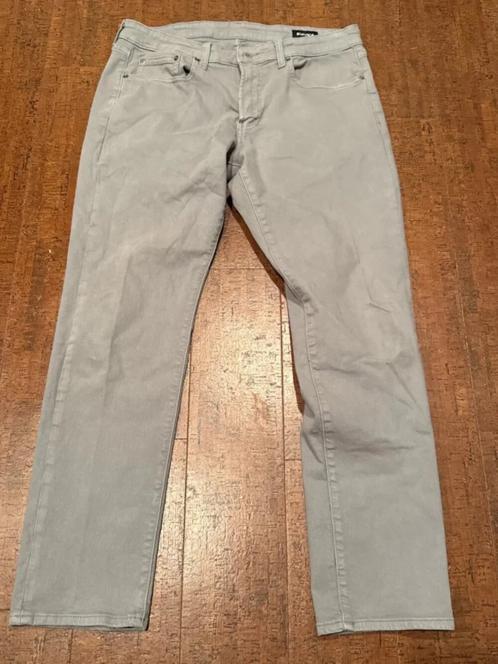 Bonobos Men’s 35X32 Gray Slim Fit Straight Jeans Stretch Denim
